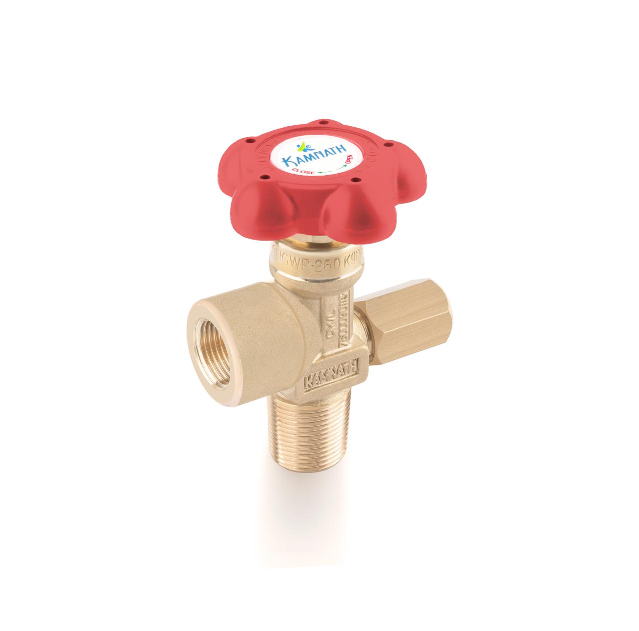 Wheel Operated Two Piece Spindle CNG Cylinder Valve