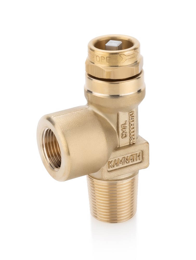 Key Operated Two Piece Spindle Oxygen Cylinder Valve