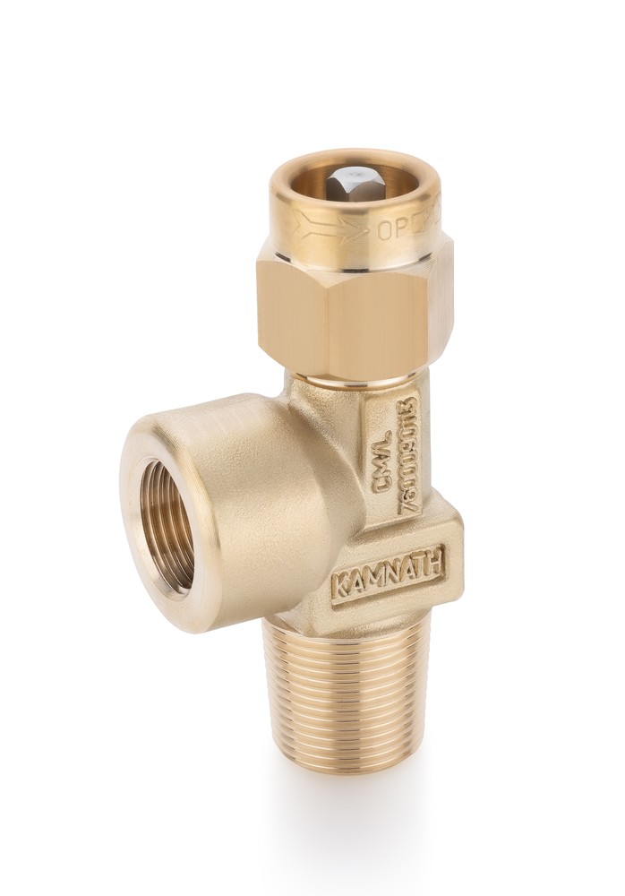 Key Operated Single Piece Spindle Oxygen Cylinder Valve