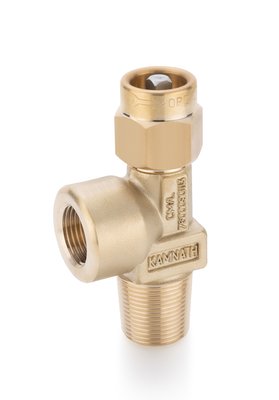 Key Operated Single Piece Spindle Oxygen Cylinder Valve